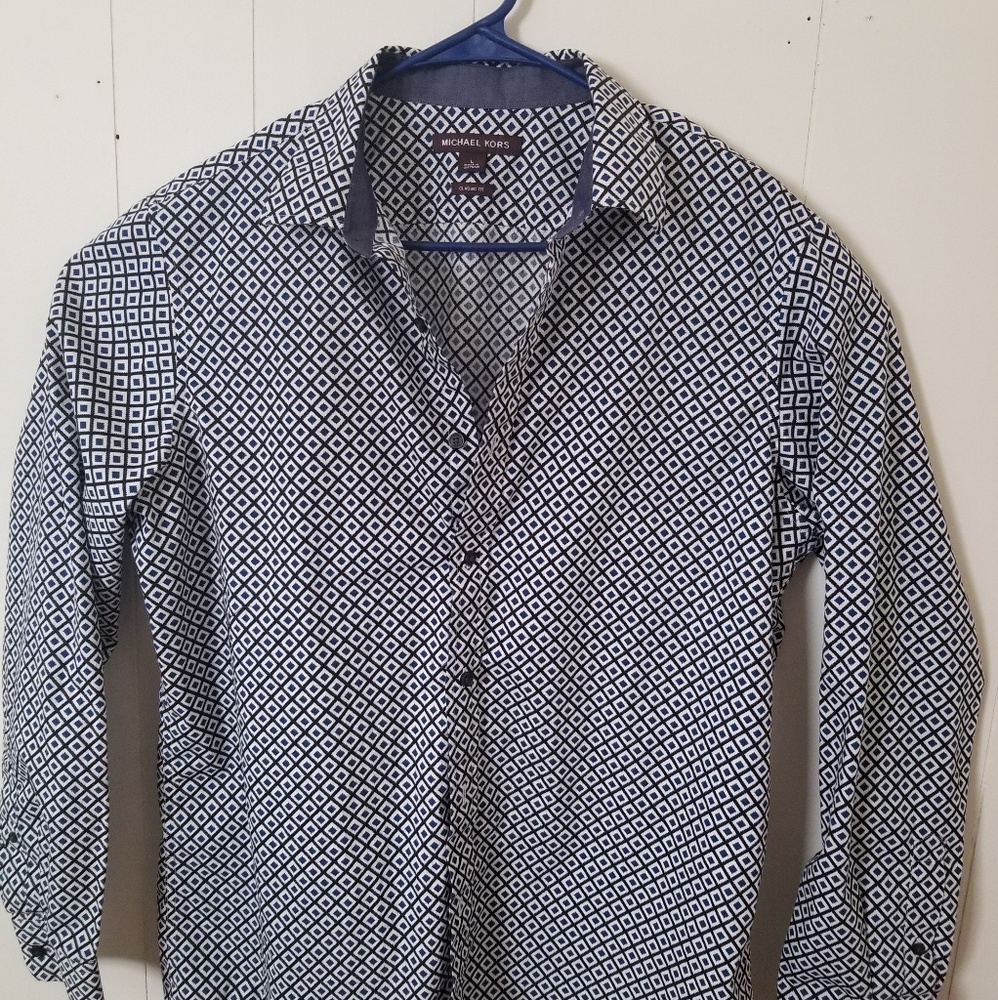 Michael kors mens dress shirt vintage
